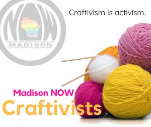 Madison NOW Craftivism Committee logo