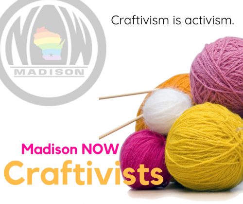 Madison NOW Craftivism Committee logo