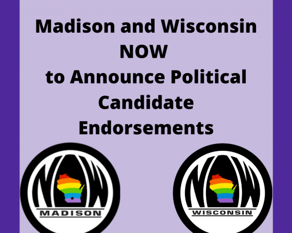 Madison and Wisconsin NOW to Announce Political Candidate Endorsements